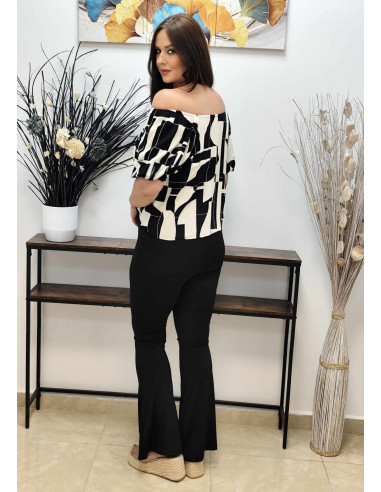 PANTALÓN CAMPANA LISO (TALLAS DE 36 A 40)