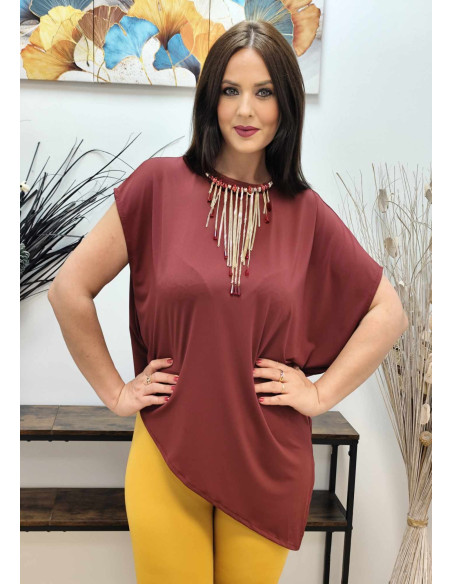 CAMISETA ASIMÉTRICA (TALLAS DE 36 A 46)