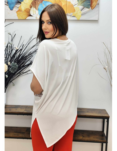 CAMISETA ASIMÉTRICA (TALLAS DE 36 A 46)