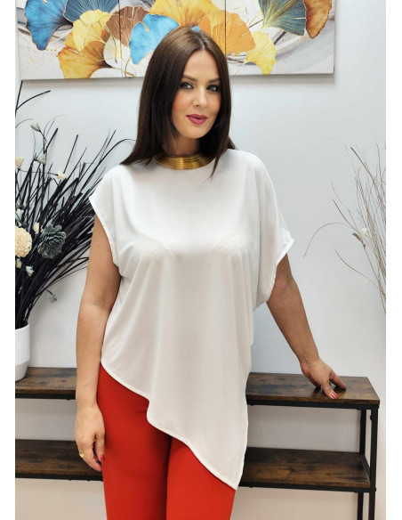 CAMISETA ASIMÉTRICA (TALLAS DE 36 A 46)