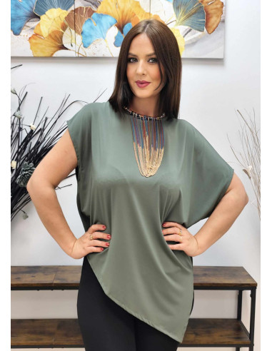 CAMISETA ASIMÉTRICA (TALLAS DE 36 A 46)