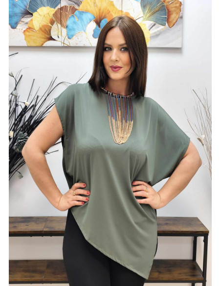 CAMISETA ASIMÉTRICA (TALLAS DE 36 A 46)