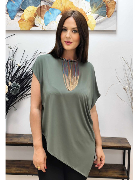 CAMISETA ASIMÉTRICA (TALLAS DE 36 A 46)