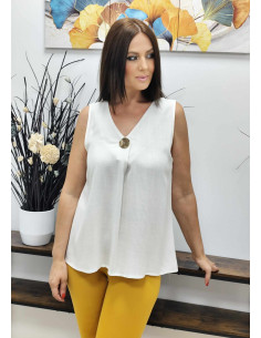 BLUSA BOTÓN (TALLAS DE 38 A 48)