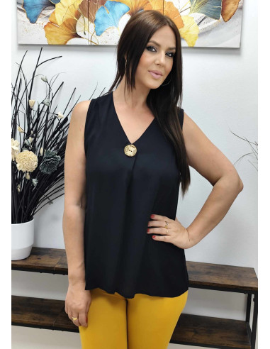 BLUSA BOTÓN (TALLAS DE 38 A 48)