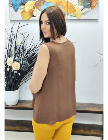 BLUSA BOTÓN (TALLAS DE 38 A 48)