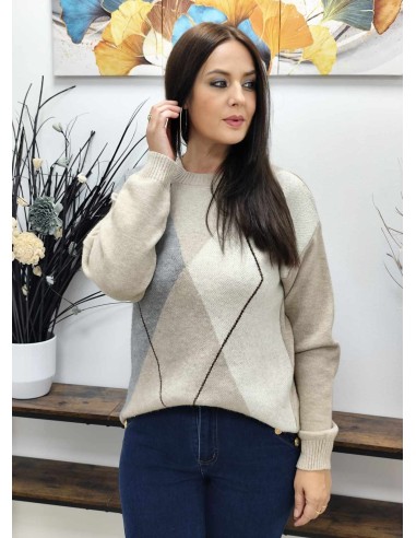 JERSEY ROMBOS (TALLAS DE 36 A 42)