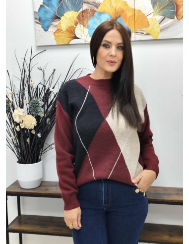JERSEY ROMBOS (TALLAS DE 36 A 42)
