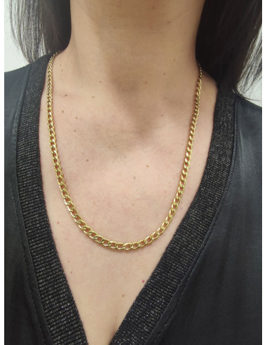 CADENA ACERO DORADA