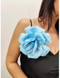 ROSA BROCHE CELESTE