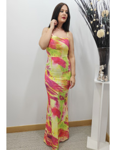 VESTIDO ACUARELA AMARILLO